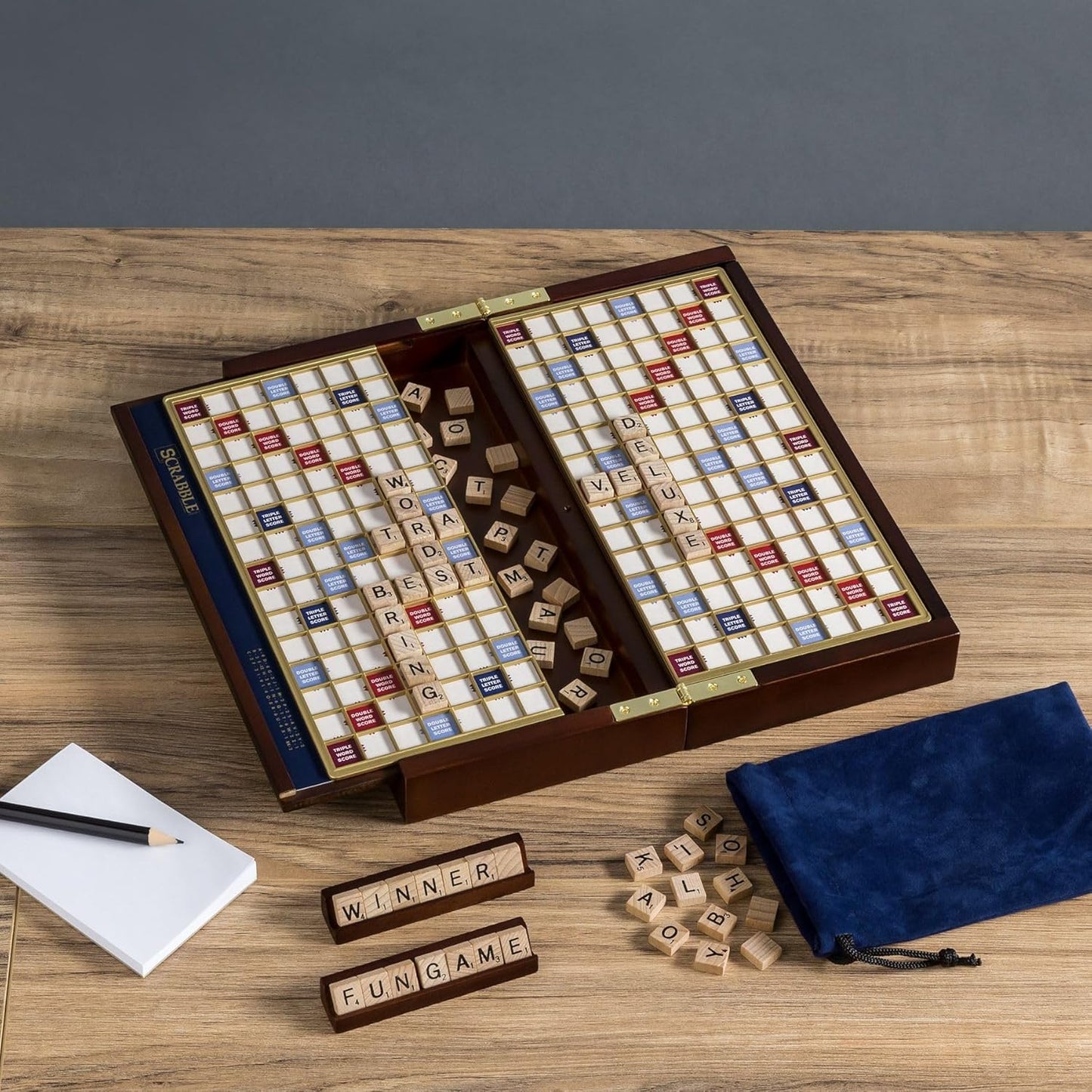 Scrabble Deluxe Travel Edition, 2 to 4 Players
