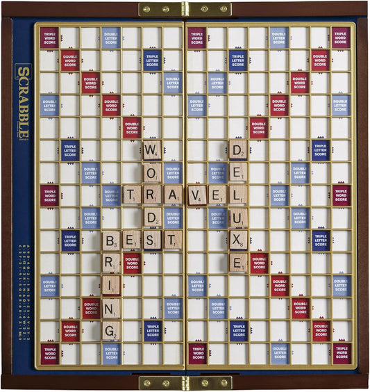 Scrabble Deluxe Travel Edition, 2 to 4 Players