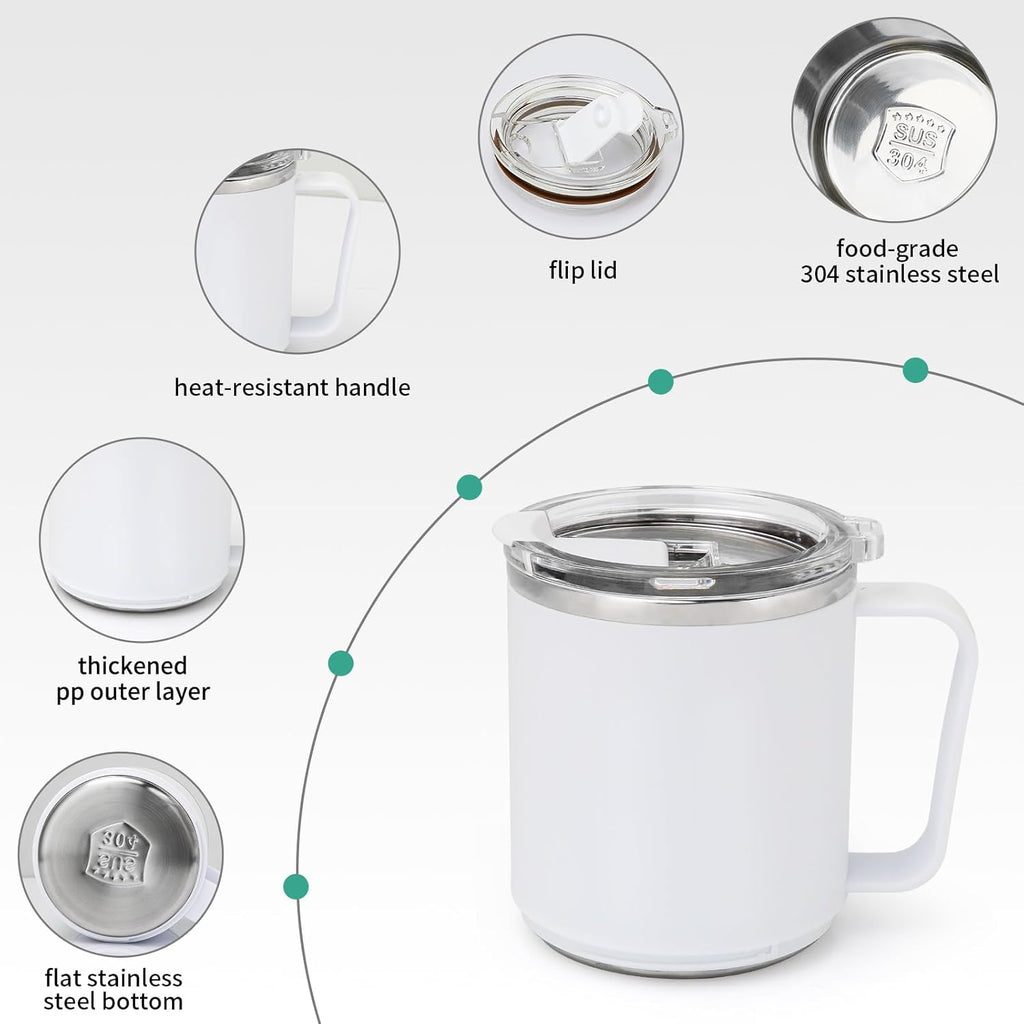 Mug Warmer, Coffee Warmer with 15 oz Mug Set for Home Office Home Desk, Coffee Cup Warmer with 3 Temperature Settings for Tea, Cocoa with Auto Shut Off for Holiday Birthday Coffee Gifts